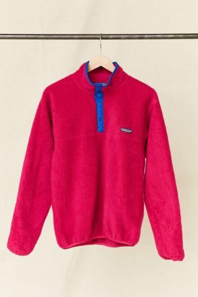 Urban Outfitters Vintage Patagonia Fuchsia Fleece Pullover Jacket
