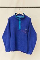 Urban Outfitters Vintage Patagonia Bright Purple Fleece Pullover Jacket,assorted,one Size