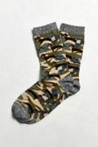 Urban Outfitters Camo Dachshund Sock