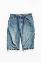 Urban Outfitters Vintage Tommy Hilfiger Cutoff Denim Skate Short,indigo,30