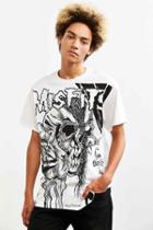 Urban Outfitters Misfits Jumbo Print Tee,white,m