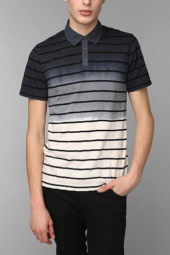Shirts For All My Friends Dip-dye Stripe Polo Shirt