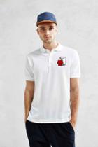 Urban Outfitters Lacoste Peanuts Snoopy Polo Shirt,white,m