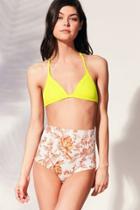 Out From Under Printed Flat High-waisted Bikini Bottom