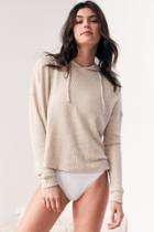 Urban Outfitters Out From Under Farrah Thermal Hoodie Sweatshirt
