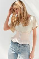Urban Outfitters Smocked Corset Belt
