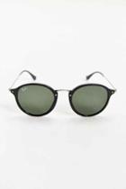 Urban Outfitters Ray-ban Havana Spotted Round Sunglasses,black,one Size