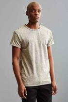 Urban Outfitters Feathers Franklin Washed Wide Neck Tee,light Grey,xl