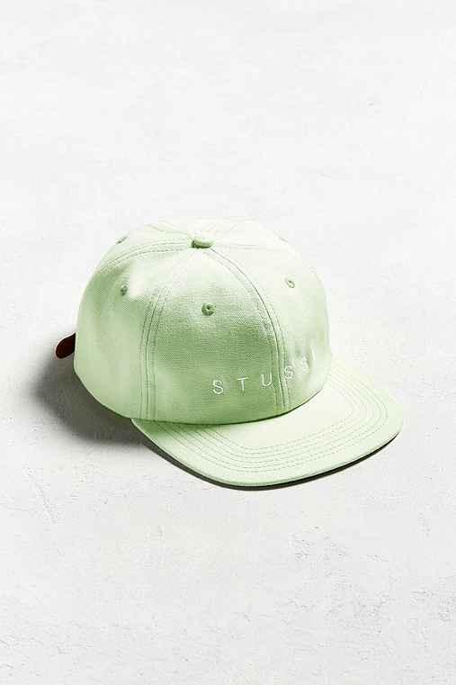 Urban Outfitters Stussy X Uo Mint Baseball Hat,lime,one Size