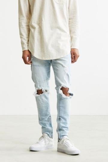 Sushi Radio Stonewash Destructed Moto Jean