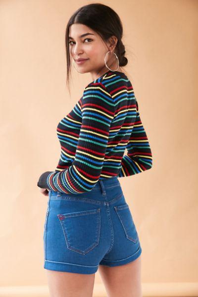 Bdg Pinup Rolled Hem High-rise Short