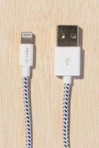 Urban Outfitters Le Cord 3-ft Iphone And Ipad Premium Usb Charger,white,one Size