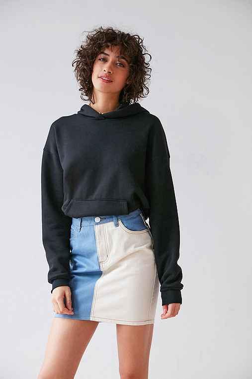 Urban Outfitters Bdg Two-tone Pencil Mini Skirt,multi,l