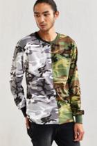 Urban Outfitters Spliced Rothco Camo Long Sleeve Tee