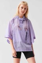 Urban Outfitters Silence + Noise Popover Poncho Jacket,lavender,xs/s