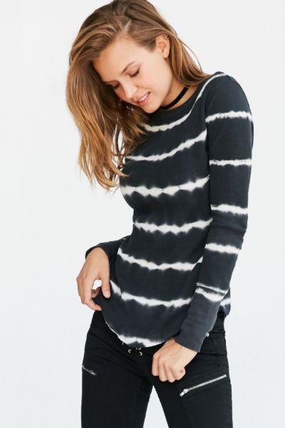 Urban Outfitters Bdg Rhiannon Tie-dye Long-sleeve Tee