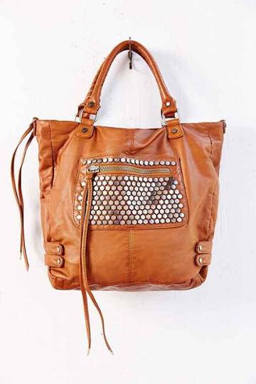 Pins And Needles Hexagon Stud Tote Bag