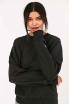 Urban Outfitters Champion Reverse Weave Crew-neck Sweatshirt,black,m