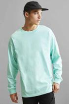 Urban Outfitters Alstyle Long Sleeve Tee,turquoise,xl