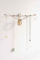 Urban Outfitters Beth Curved Hanging Jewelry Organizer,silver,one Size