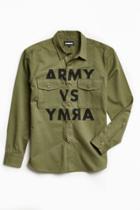 Undefeated Army Print Over Shirt