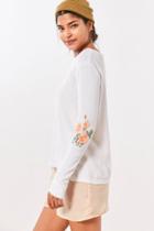 Urban Outfitters Truly Madly Deeply Placed Floral Thermal Tee