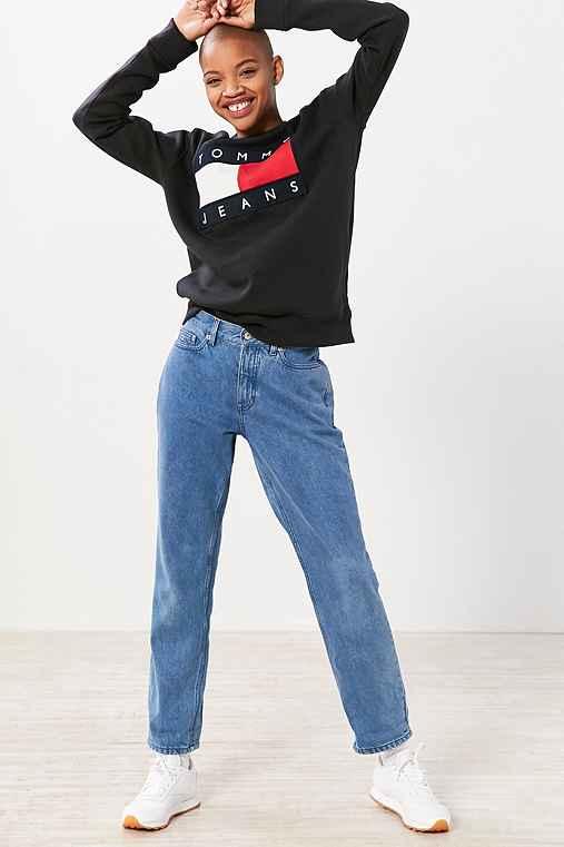 Urban Outfitters Tommy Jeans For Uo '90s Mid-rise Mom Jean,light Blue,27