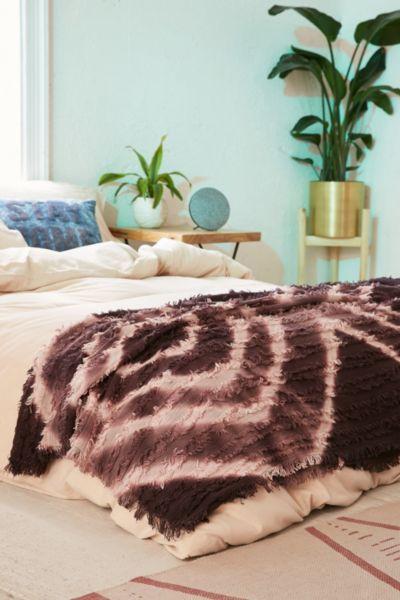 Urban Outfitters Rosa Eyelash Fringe Throw Blanket