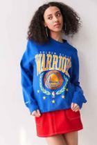 Urban Outfitters Mitchell & Ness Nba Laurel Wreath Sweatshirt,blue,s