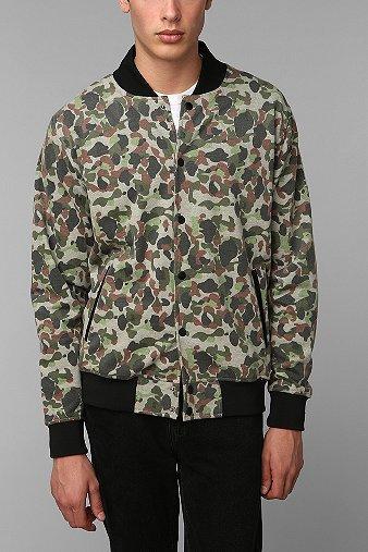 Brooklyn Cloth Camo Varsity Jacket