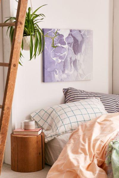 Deny Designs Emanuela Carratoni For Deny Marble And Rose Canvas Wall Art