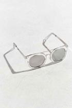 Urban Outfitters Quay Brooklyn Sunglasses,clear,one Size