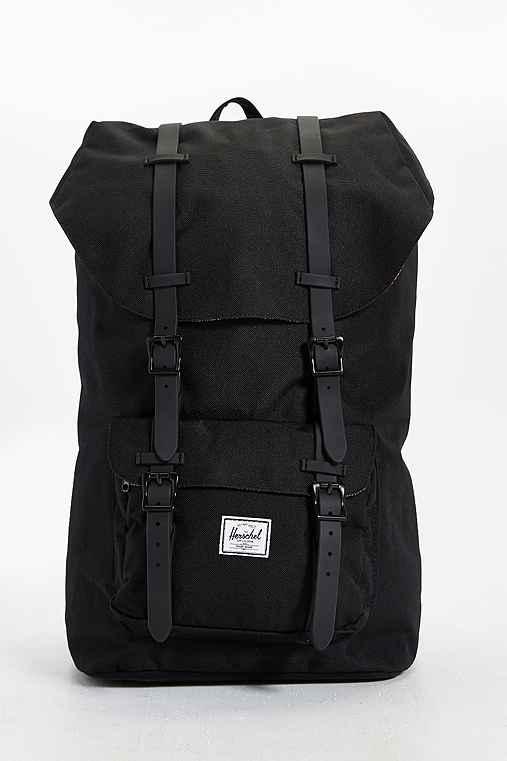 Urban Outfitters Herschel Supply Co. Little America Weather Backpack,black,one Size