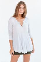 Urban Outfitters Truly Madly Deeply Henley Tissue Tee