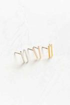 Urban Outfitters Miles Bar Post Earring Set,assorted,one Size