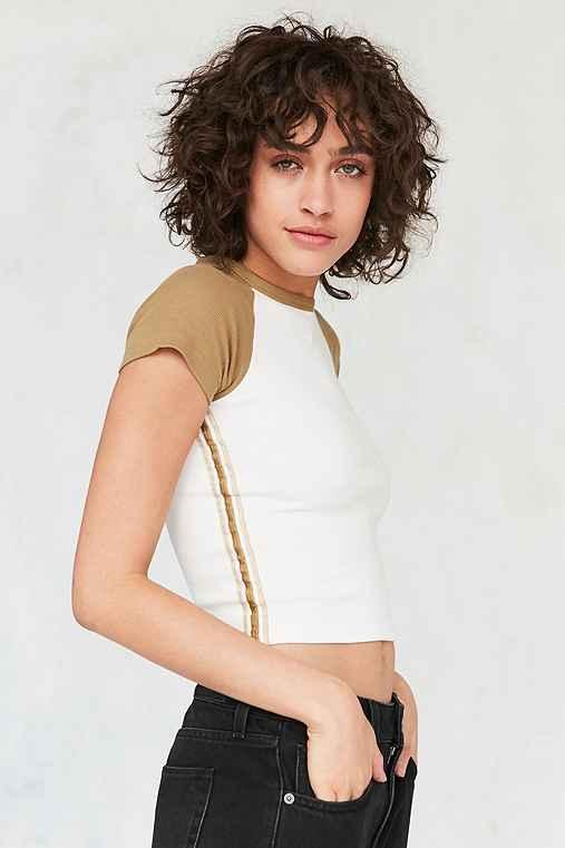 Urban Outfitters Silence + Noise Tie Breaker Tee,green,xs