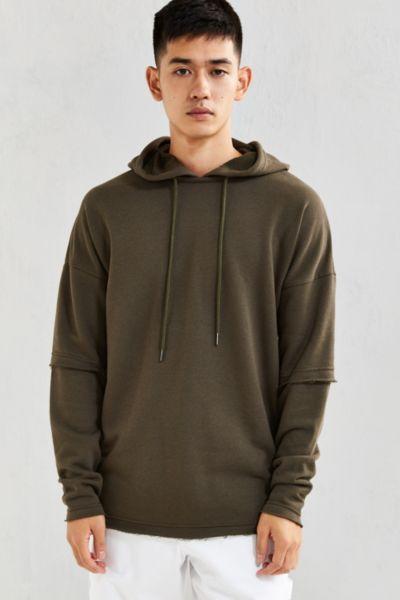 Urban Outfitters Publish Jayden Double Layer Hoodie Sweatshirt