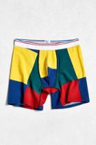 Urban Outfitters Rugby Check Boxer Brief,assorted,m