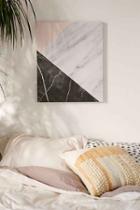 Urban Outfitters Emanuela Carratoni For Deny Marble Collage Canvas Wall Art,pink,20x24