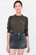 Urban Outfitters Bdg 5-pocket Denim Pelmet Mini Skirt,black,l