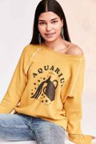 Urban Outfitters Project Social T '70s Astrology Sweatshirt,aquarius,xs