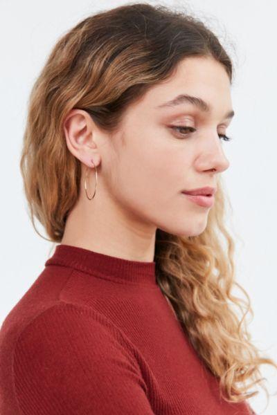 Urban Outfitters Sterling Silver + 18k Gold Plated Daryl Hoop Earring
