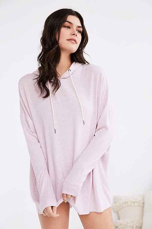 Urban Outfitters Out From Under Georgie Cozy Hoodie Sweatshirt,lavender,l