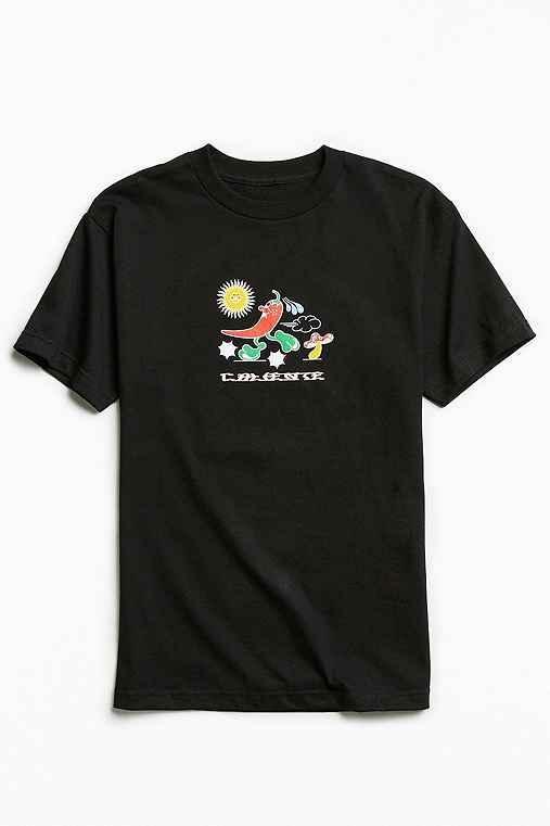 Urban Outfitters Uo Artist Editions Ellie Andrews Chili 01 Tee,black,m