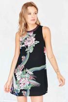 Urban Outfitters Ecote Guinevere Open-back Frock Dress,black,xs