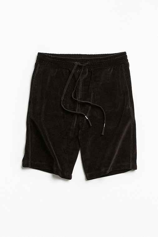 Urban Outfitters Uo Velour Pierce Short,black,s