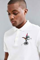 Urban Outfitters Lacoste By Jean-paul Goude Polo Shirt,white,xl