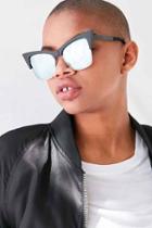 Urban Outfitters Quay X Desi Perkins Tysm Cat-eye Sunglasses,black,one Size