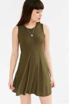 Urban Outfitters Silence + Noise Swingy Tank Dress,green,m