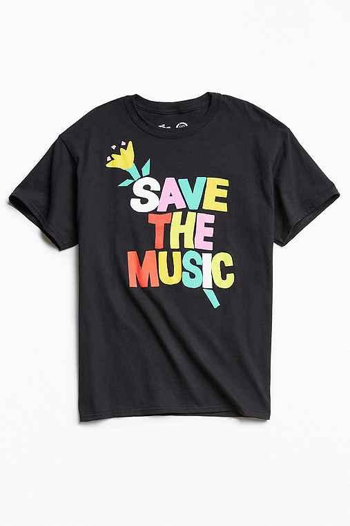Urban Outfitters Uo + Vh1 Save The Music Foundation Tee,white,xl